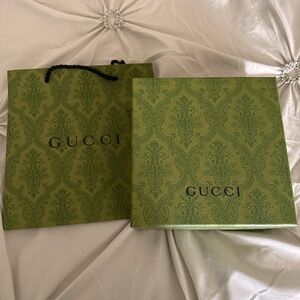NEW GUCCI BOX AND MATCHING BAG